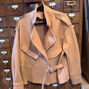 Wool blend Camel Jacket 1x